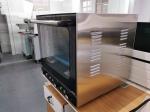 220V-240V Voltage Stainless Steel Electric Oven with Commercial Perspective