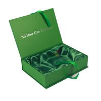 Buy cheap Glitter Paper Hair Extension Packaging Box Smooth Open With Magnetic Closure product