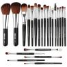Buy cheap High quality Wood Handle Makeup Brushes Fan Brush best make up brush from wholesalers