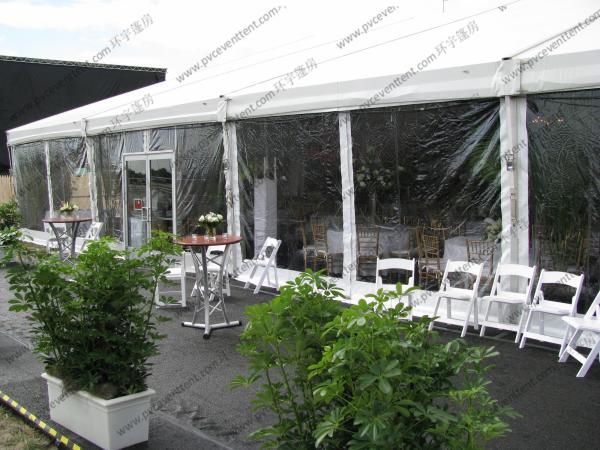 Buy cheap Luxury Decoration PVC Party Tent Transparent Sidewalls White For Outdoor Hotel Event from wholesalers