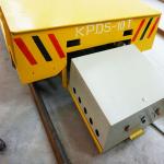 Long Distance Fat Rail Die Transfer Cart 200 Ton Precast Concrete Workshop Use