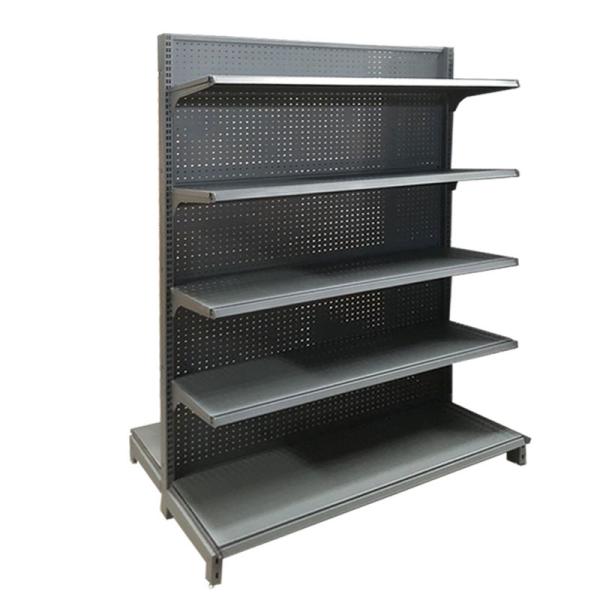 Buy cheap Slatwall Gondola Shelf Rack Nail Board Storage Drugstore Shelf from wholesalers