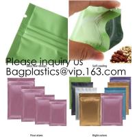 Buy cheap Holographic Packaging Bags For Glitter Powder Packing Laser Small Zipper Lip product