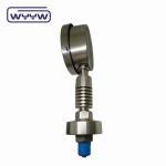 100mm Dial Size Pressure Gauge Bottom Connection 1.6% Accuracy