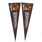 Colorful Waterproof Outdoor Felt Triangle Banner For Advertising