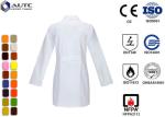 Long Sleeve Disposable Medical Workwear Notched Collar Three Pockets