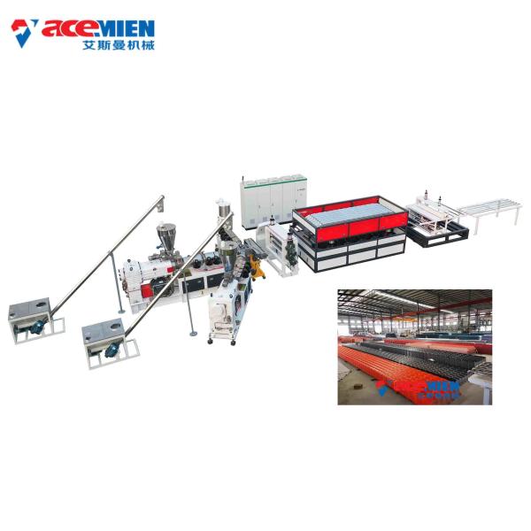 Highly Intergrated Control PVC ASA Composite Plastic Roofing Sheet Making