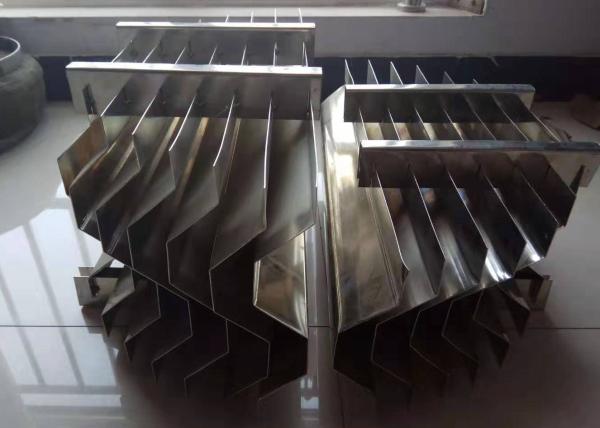 Buy cheap SS316L Chevron Plate Mist Eliminator , Desulfurization 3 Pass Demister from wholesalers