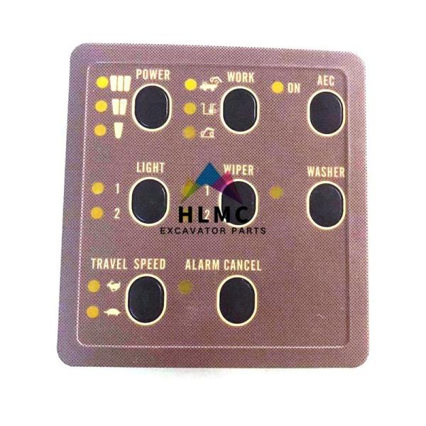 Buy cheap Excavator Parts E312 E320 Excavator Monitor Display Panel Surface Sticker from wholesalers