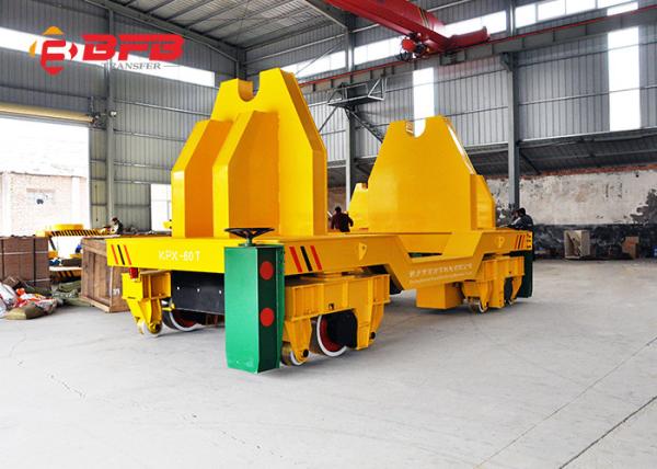Buy cheap Customized Steel Rail Transfer Trolley , Scale / Screen Electric Transfer Cart from wholesalers