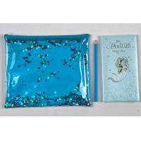 Buy cheap Promotional Clear PVC Plastic Gift Bags , Decorative Floating Glitter Pouch product