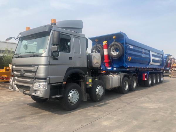 Buy cheap U Shape Hydraulic Cylinder Rear Dump Trailer Tread 1840mm and Best for Your Business from wholesalers