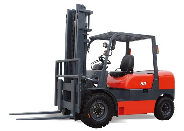 Buy cheap T50 Diesel Engine Forklift 5000kg Rated Load 3000mm Lift Height from wholesalers