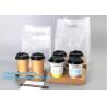 Buy cheap Disposable cup carrier bag, carry bag, cup handle bag, handy bag, die cut bag, handle carry bag, grocery bag, bakery pac from wholesalers