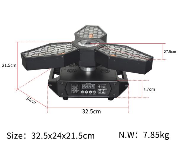 Buy cheap 3*60W Big Retro Fan Beam Moving Head Light For Live Show Concerts from wholesalers