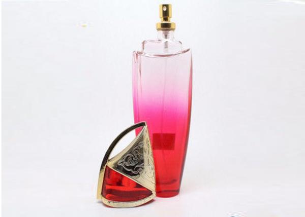 Buy cheap Cylinder Embossed Refillable Glass Perfume Bottle Suitable For Personal Care from wholesalers