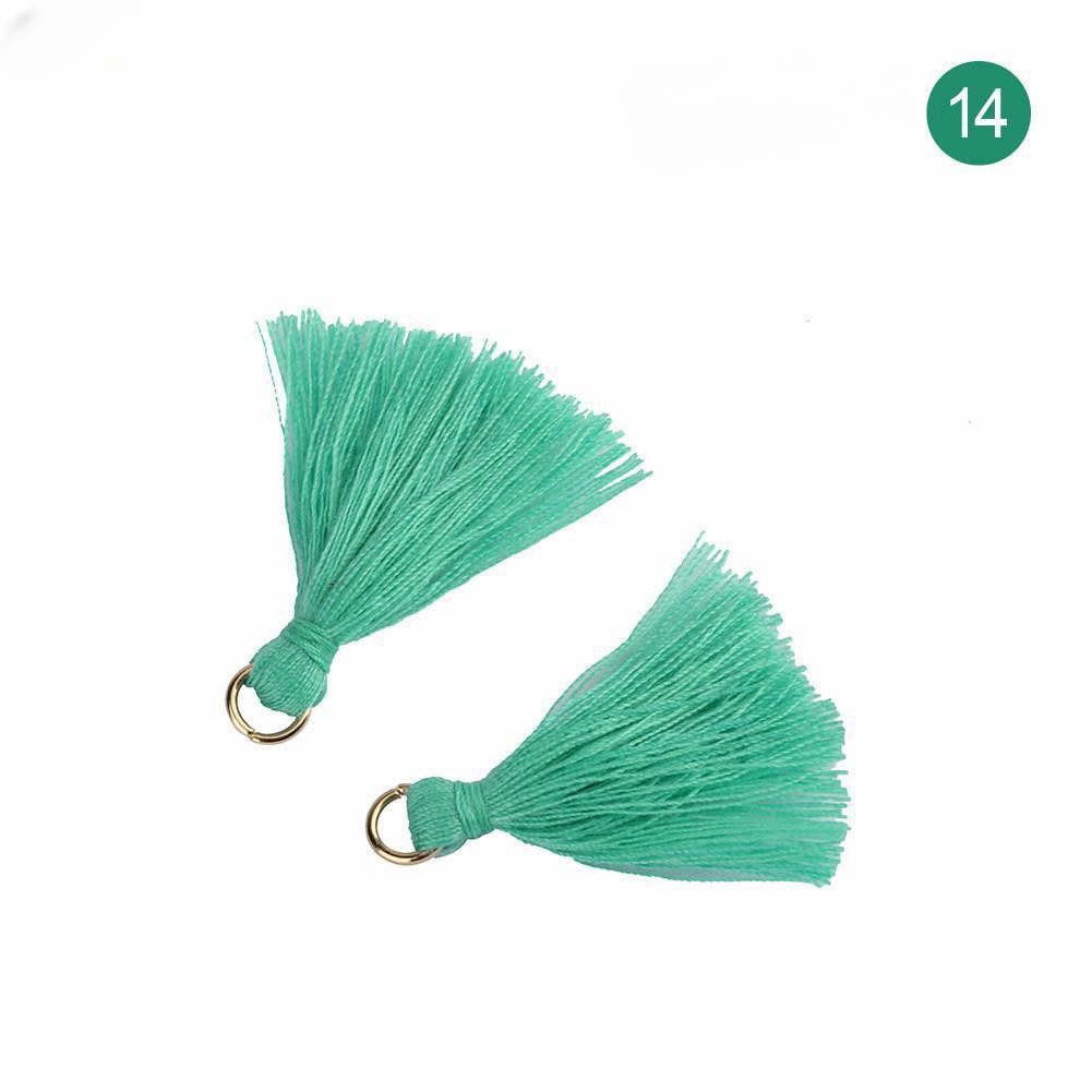 Colorful Cotton Tassel 3cm Garment Decoration Cotton Thread Tassels