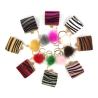 Buy cheap Zebra Stripe Coin Bag Keychain from wholesalers