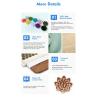Buy cheap Colorful Coconut New Yoga Migraine Acupressure Massage Mat and Pillow Set from wholesalers