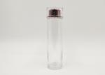Transparent PET Custom Cosmetic Bottles 100ml 200ml Screw Cap Toner Oil Bottle