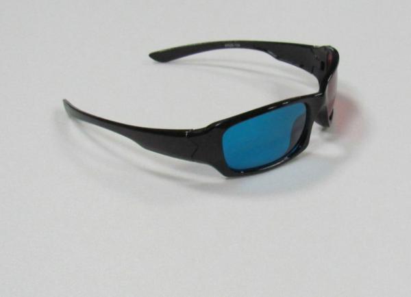 Buy cheap 1.6mm PET Lenses Plastic Red Cyan 3D Glasses For Computer Game , Movie from wholesalers