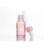 Buy cheap 15ml 30ml Pink Translucent Glass Dropper Bottle For Essential Oil Customized from wholesalers
