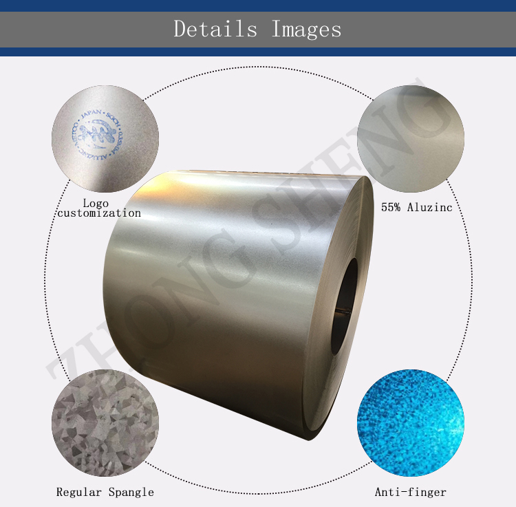 Standard Galvanized / Galvalume Steel Coil / Metal Sheet for Cutting Sheets Length At Customer's Requirement Affordable