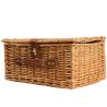 Buy cheap Fabric Linen Wicker Rattan Storage 4 Person Woven Willow Picnic Basket from wholesalers