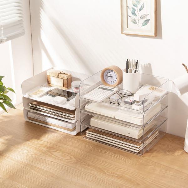 Buy cheap Household Stackable Plastic Desk Organizer Drawers For Office from wholesalers