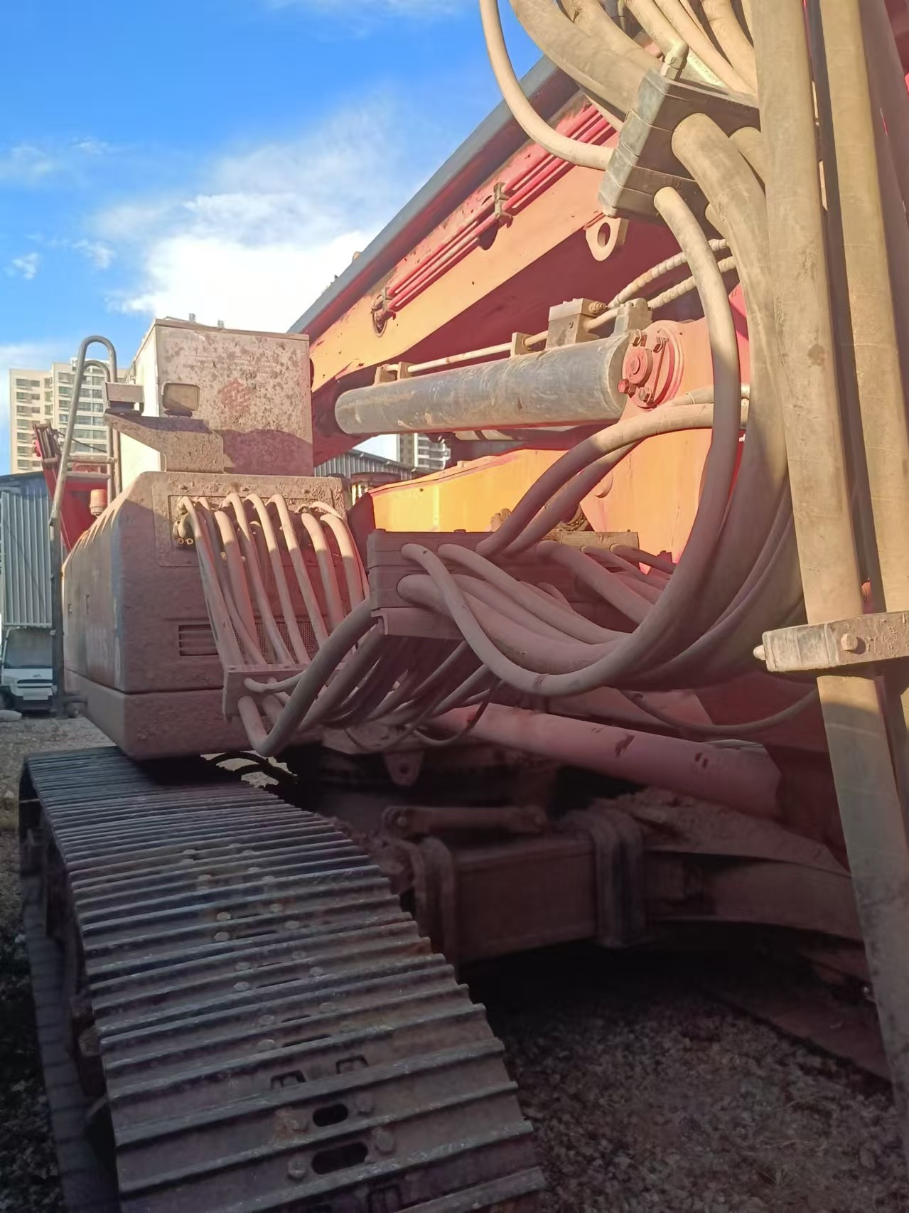 Used C10 Model SR155 Rotary Drilling Rig High Efficiency Energy Saving flexible