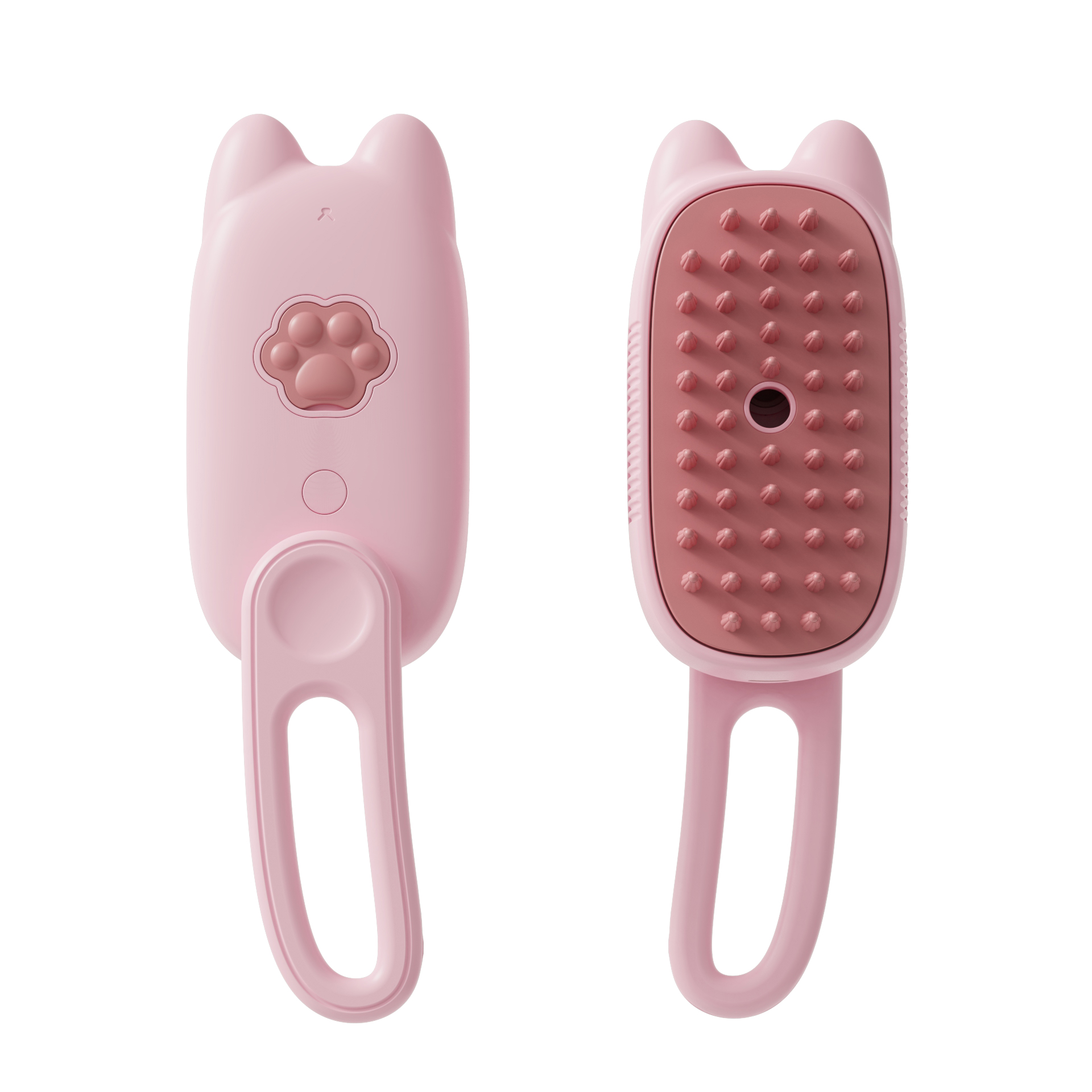 Pet Grooming Brush Cats Long Handle Electric USB Water Spray Steam Comb Dog Hair Cleaner