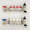 Buy cheap Manifolds for Underfloor Heating System , Stainless Steel Manifold Flow Meter Valve from wholesalers
