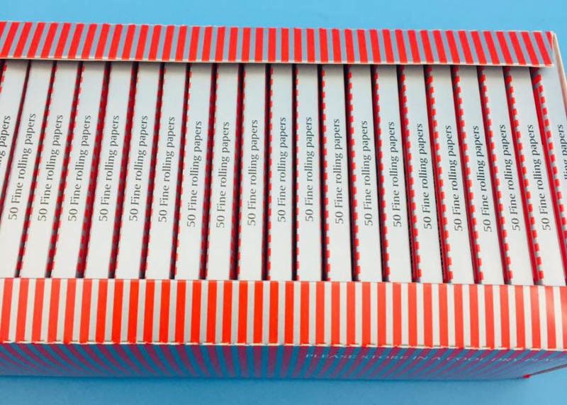 Self Provided Film Hemp Rolling Paper 2500 Pieces White Color First Class