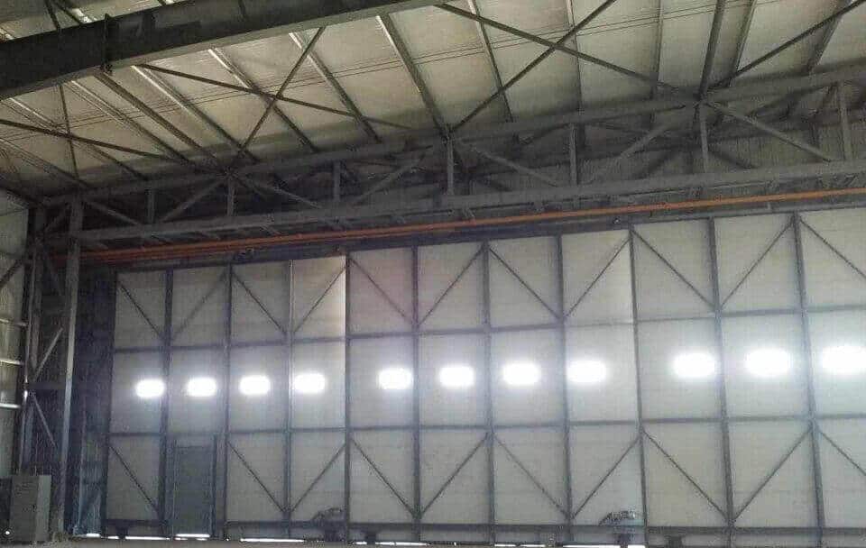 Steel door frame