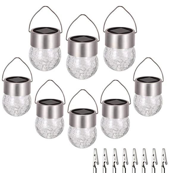 Buy cheap Weatherproof 6.5 Inches IP44 Hanging Solar Ball Lights from wholesalers