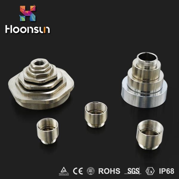 Buy cheap Cable Gland Accessories Nickel Plated Brass Cable Gland Kit External Thread Metal Reducer from wholesalers