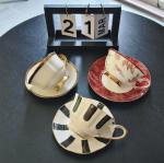 200ML Ceramic Type Porcelain Cup And Saucer Plate Tea Perfect For Mom On Mother