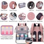 Fashion Mommy Bag Baby diaper bag with mattress for easy outing Waterproof