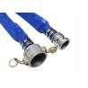 Buy cheap Industrial Pump Water Hose , Durable Blue Layflat Hose With Connectors / Fittings from wholesalers