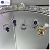 Buy cheap Premium Custom Lab-Grown Colored Sapphire Gemstones Jewelry Rings Processing from wholesalers