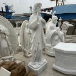 White Marble Divine Mercy Statue Jesus Sculpture church Life Size Catholic