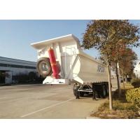 Buy cheap Hydraulic Rear Side Dump 3 Axles Q235 Steel Truck Dump Trailer product