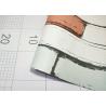 Buy cheap Peelable Self Adhesive Brick Wallpaper Easy To Clean For Hotel Or Restaurant from wholesalers