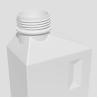 Buy cheap Square Empty HDPE 1l 2l Laundry Detergent Bottle With Screw Cap from wholesalers