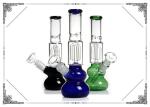 Buy cheap Borosilicate Glass Water Pipe 4 Arms Tree Percolator Double Colorful Round Base from wholesalers