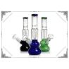 Buy cheap Borosilicate Glass Water Pipe 4 Arms Tree Percolator Double Colorful Round Base from wholesalers