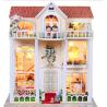 Buy cheap Dollhouse, DIY Lights plush House, Wooden Model, Luxury villas, Seaview, building model from wholesalers