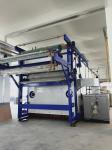 60KW Natural Gas Heating Continuous Textile Steamer Machine 600m Content