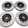 Buy cheap 21in Wheel Drilled Perforated Brake Disc 405*34mm Grey Cast Iron HT250 from wholesalers