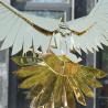 Buy cheap Stainless Steel Falcon Sculpture with Gold Plating Finish for Home Decoration from wholesalers